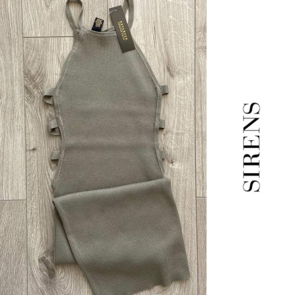 Sirens - Olive Green Midi